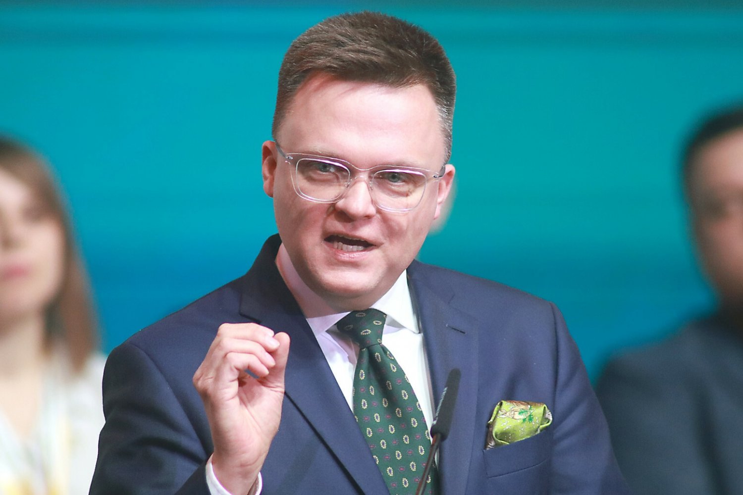 Lider Polska 2050 Szymon Hołownia.