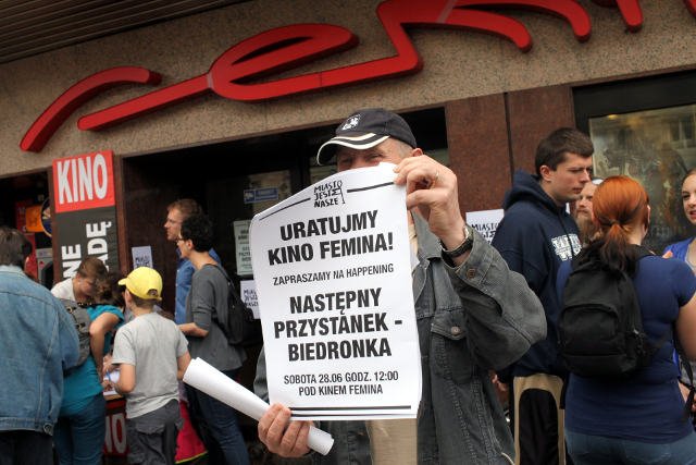 Femina może przetrwać - Biedronka chce otworzyć salę kinową w przejętym kinie