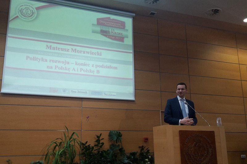 Mateusz Morawiecki, jeden z prelegentów Konferencji Gospodarczej w Toruniu.