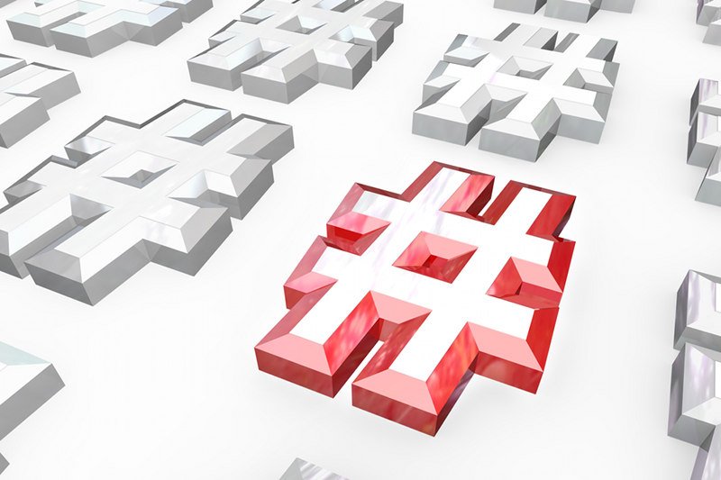 Hashtag podbija internet