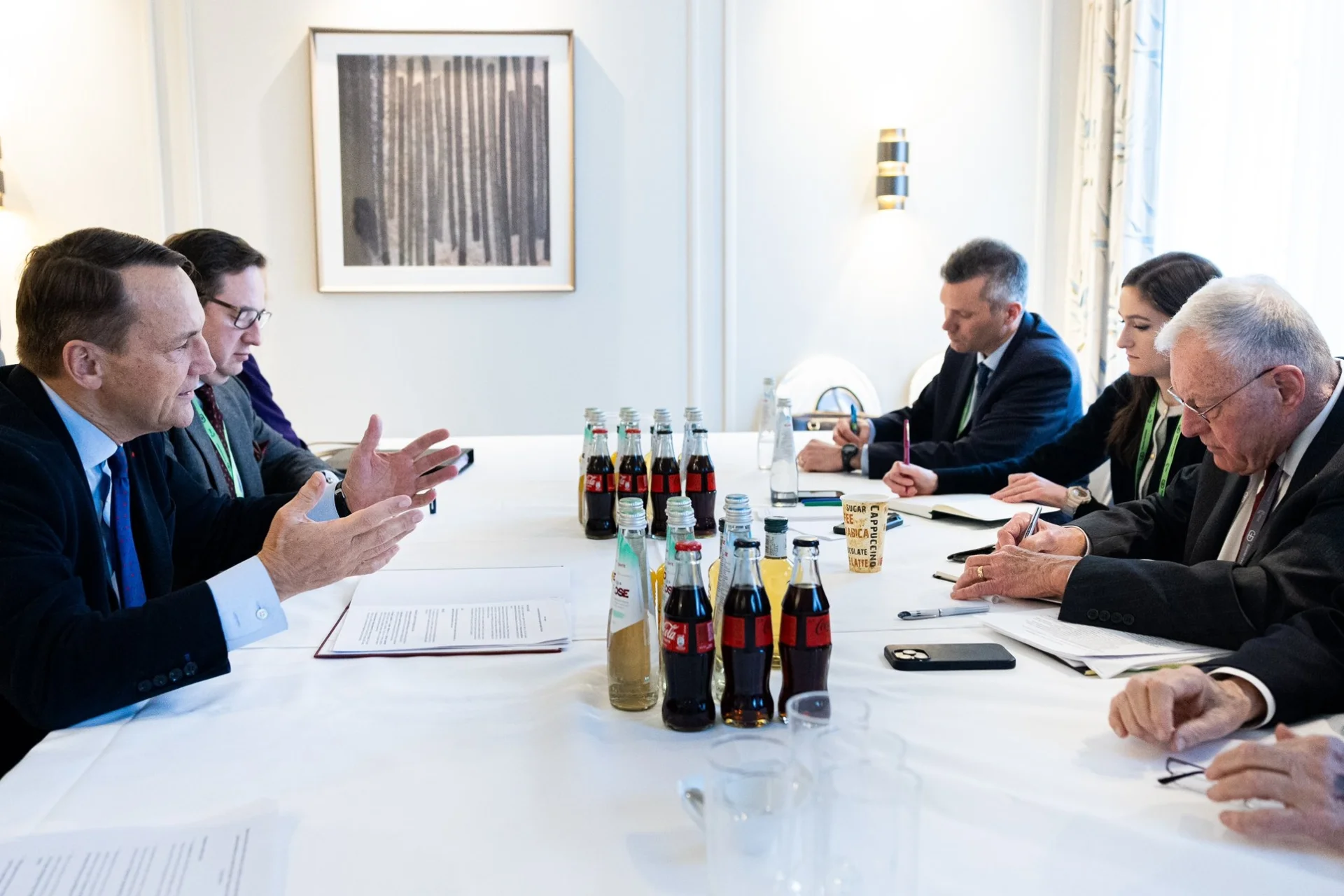 Sikorski spotkał się z człowiekiem Trumpa od Ukrainy