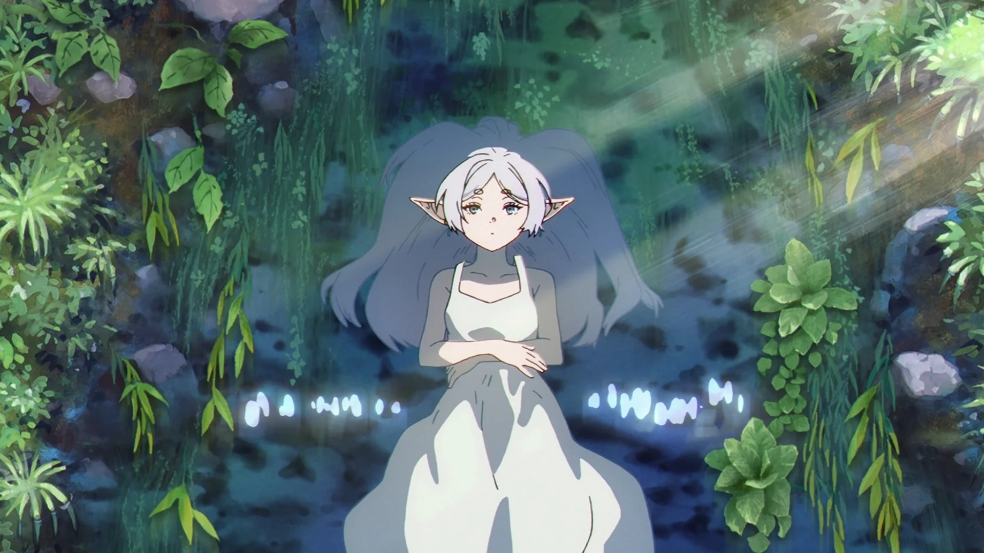 Kadr z anime "Frieren. U kresu drogi"