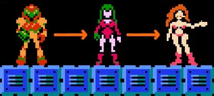 Samus Aran z serii "Metroid" to kobieta.