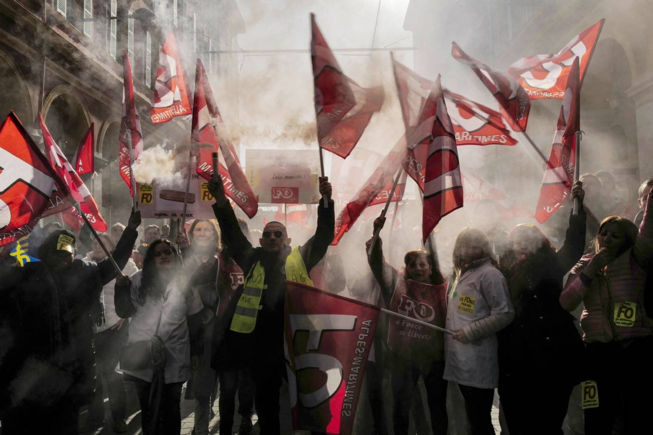 Demonstracja we Francji przeciwko podwyższeniu wieku emerytalnego
