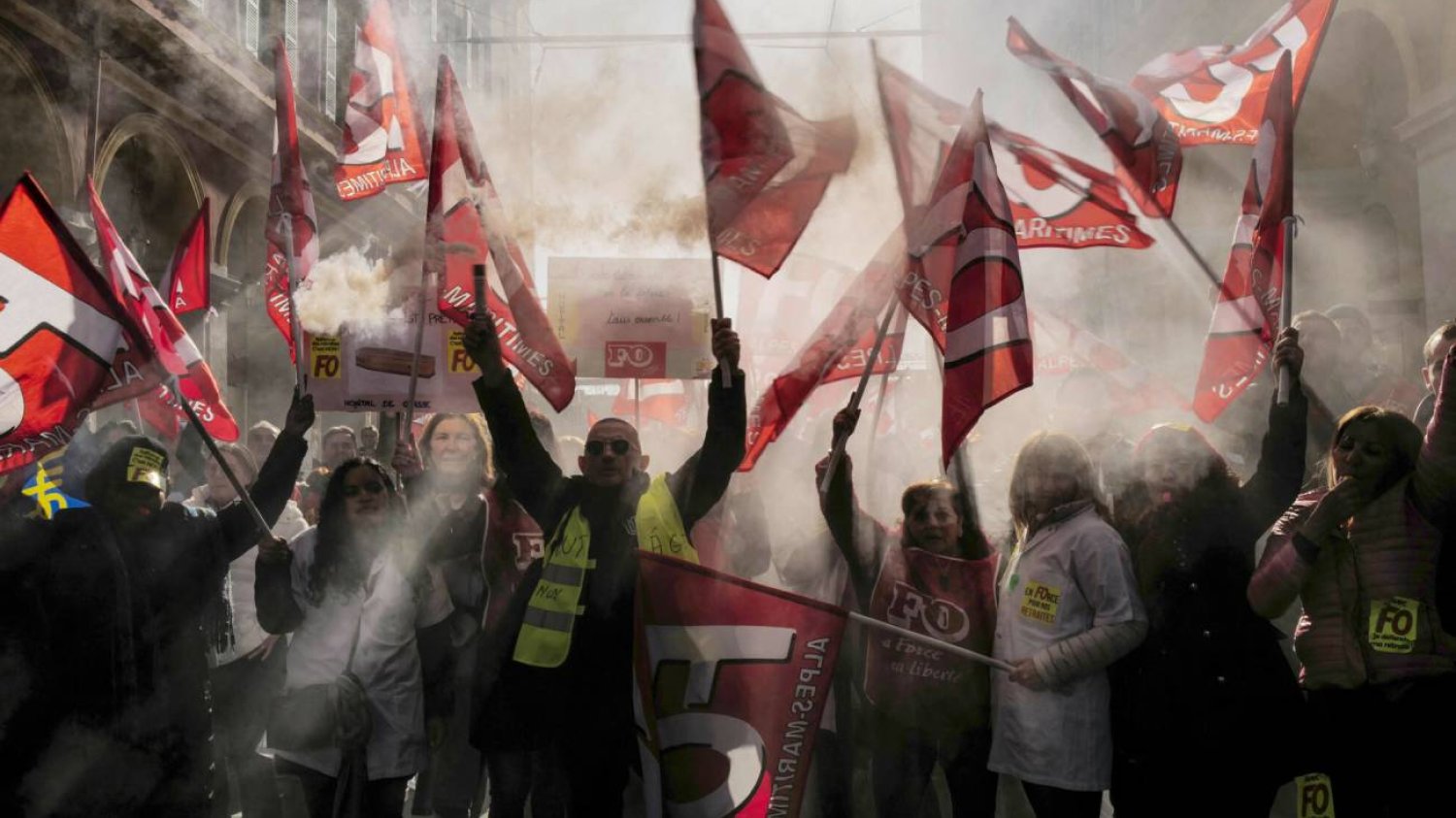 Demonstracja we Francji przeciwko podwyższeniu wieku emerytalnego
