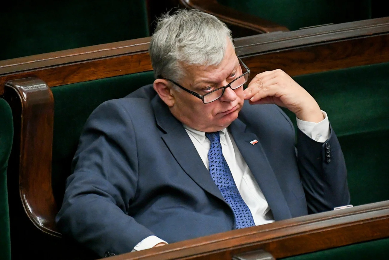 Marek Suski postanowił przypomnieć w programie "Newsroom" Wirtualnej Polski, że PiS nie chce wyprowadzić Polski z Unii Europejskiej.