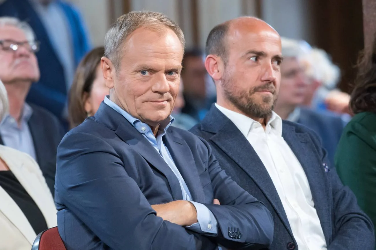 Donald Tusk i Borys Budka