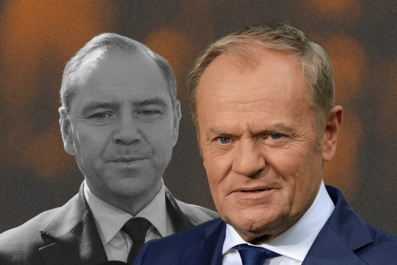 Donald Tusk i Karol Nawrocki