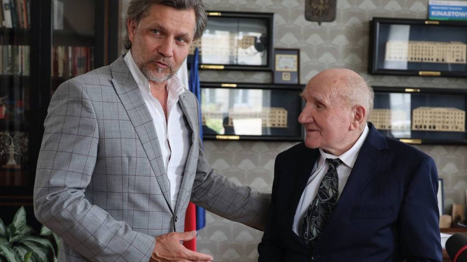 Prezydent Kalisza i pan Józef Peruga