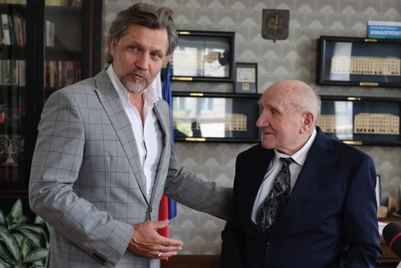 Prezydent Kalisza i pan Józef Peruga