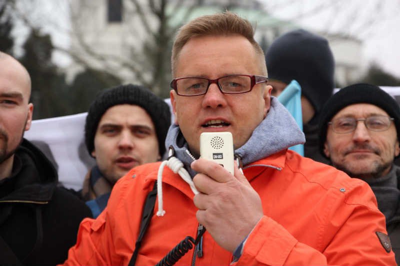 Paweł Tanajno, kandydat Demokracji Bezpośredniej w wyborach prezydenckich.
