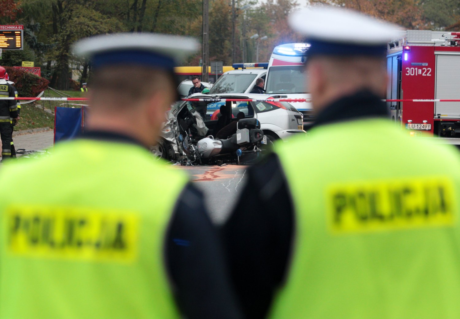 Wypadek na DK26 w Zachodniopomorskiem. Motocyklista ciężko ranny