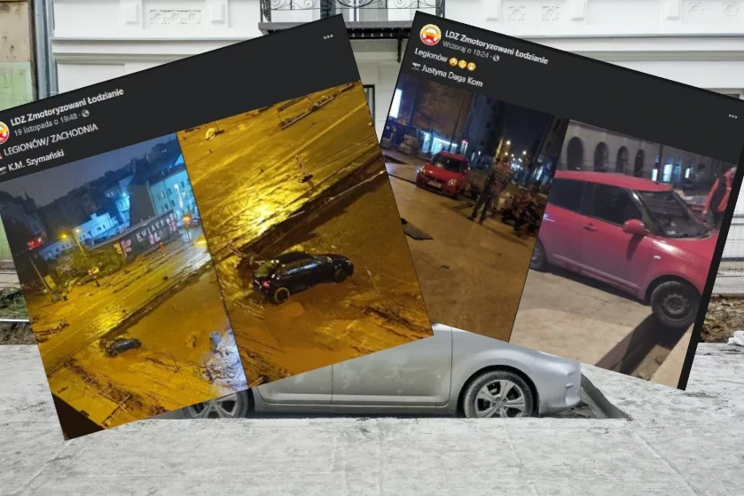 W sieci krążą już zdjęcia dwóch kolejnych pechowców z Legionó w Łodzi.