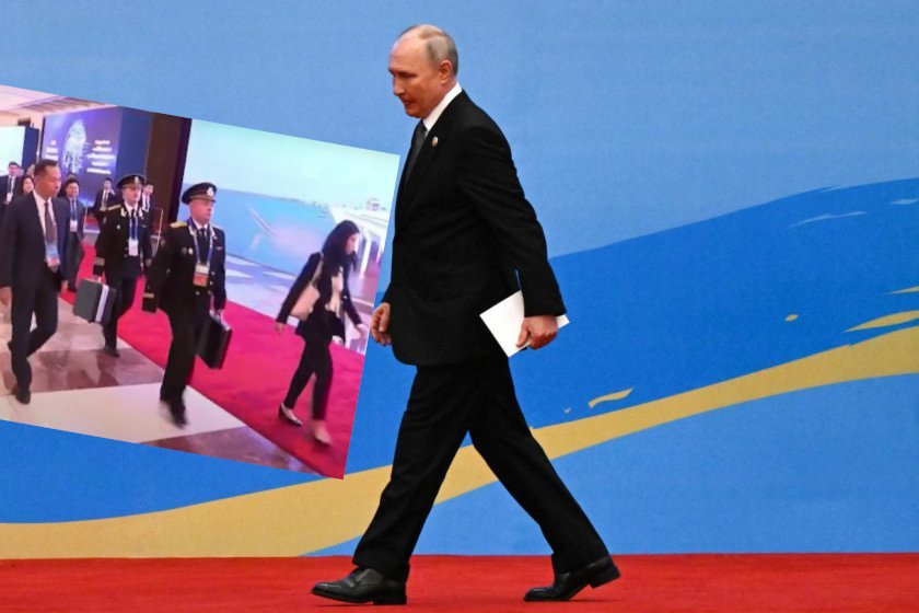 Wizyta Putina na forum w Chinach, miał przy sobie "walizkę" nuklearną.