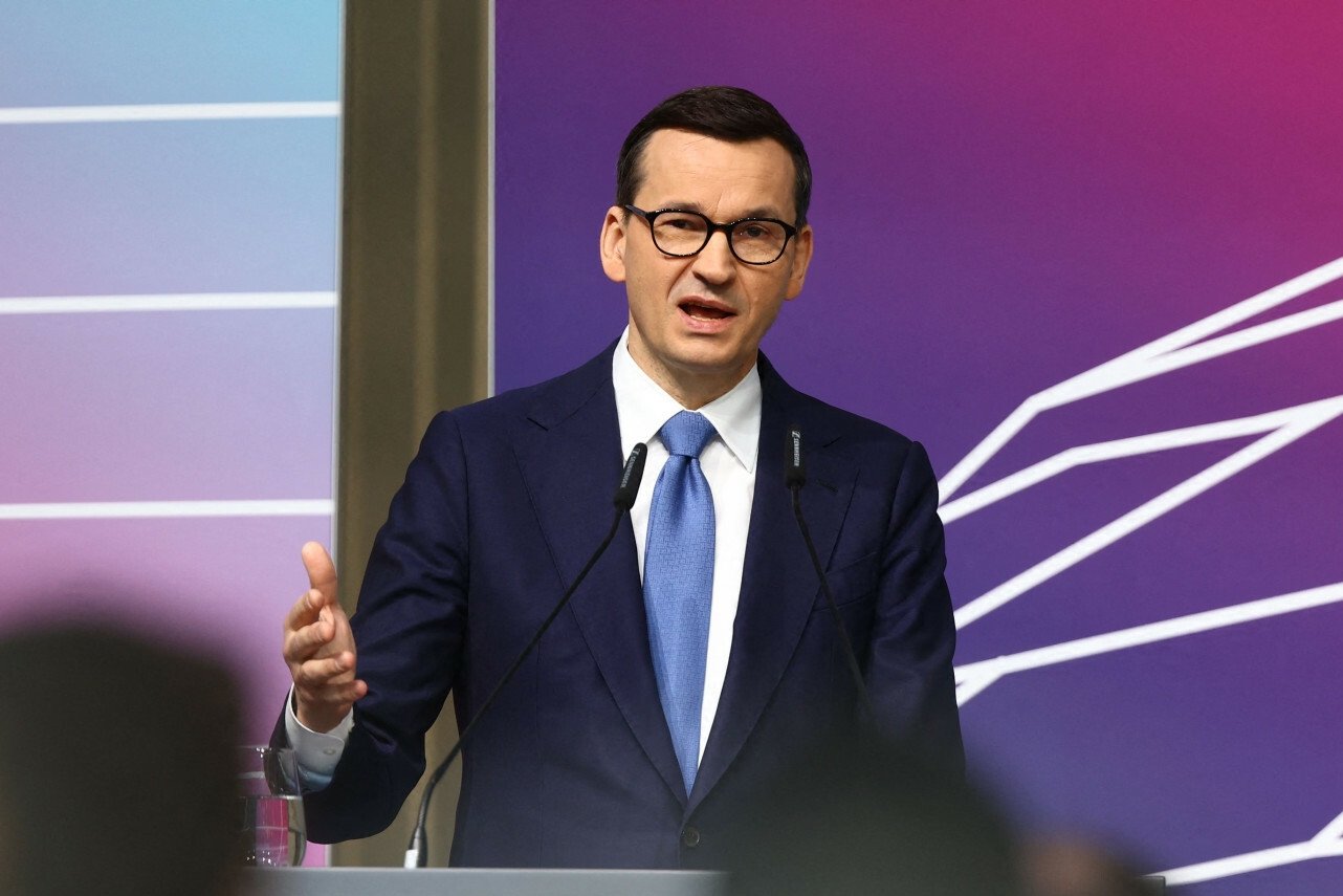Mateusz Morawiecki w Berlinie.