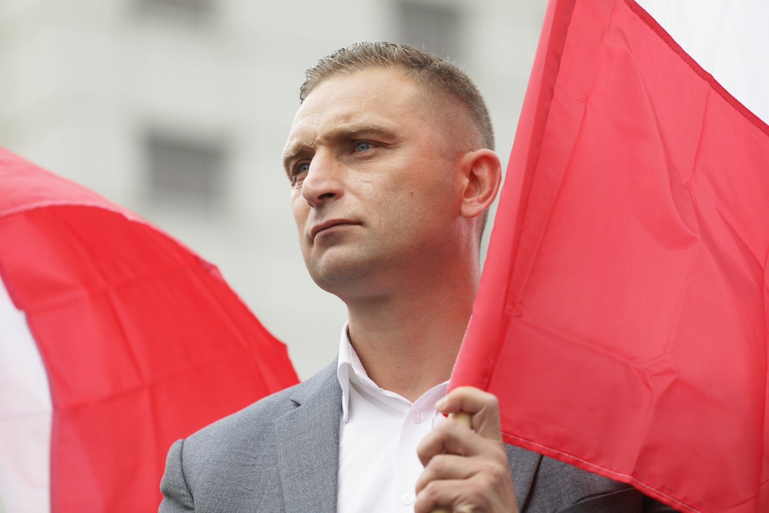 Prezes Stowarzyszenia Marsz Niepodległości Robert Bąkiewicz