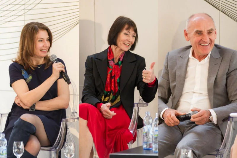 Grażyna Wolszczak, dr Ewa Woydyłło, Czesław Lang