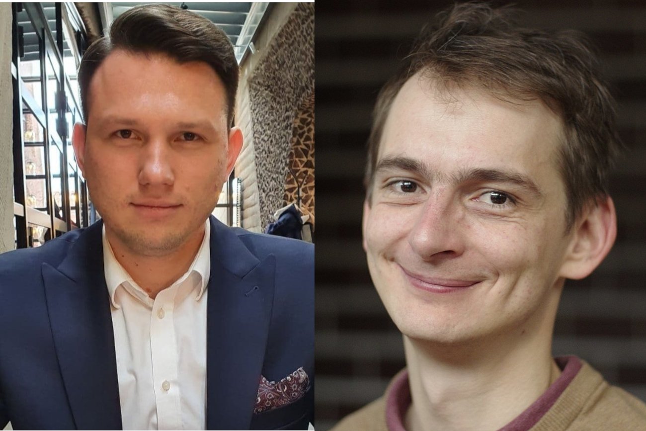 Sławomir Mentzen i Jaś Kapela.