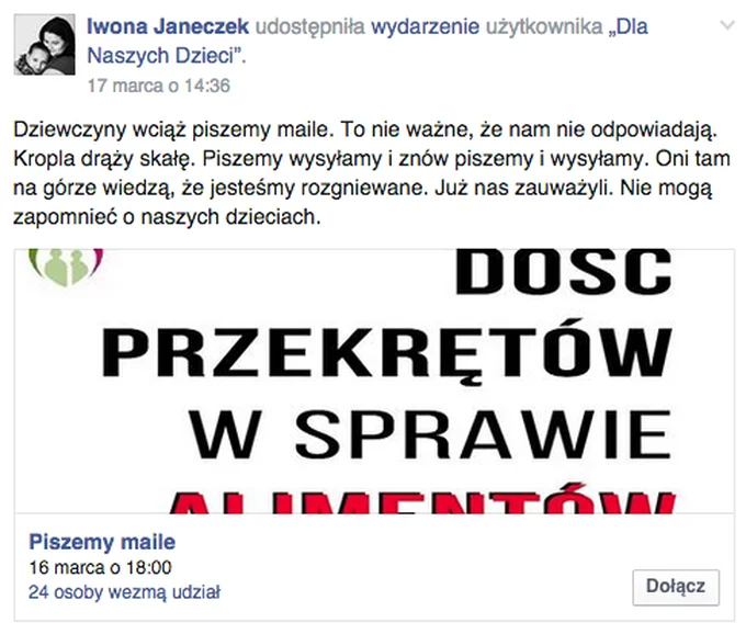Do akcji pisania listów i maili do parlamentarzystów może się przyłączyć każdy.
