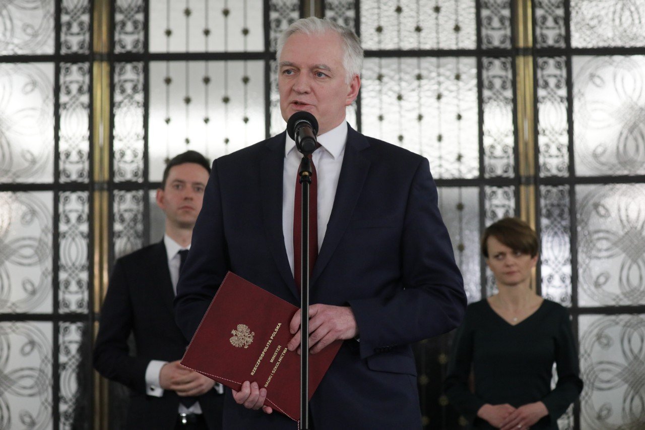 Nowym wicepremierem ma być Jadwiga Emilewicz. Jarosław Gowin podał się do dymisji.