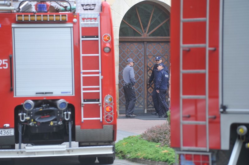 Ewakuacja szkoły na szczęście była niepotrzebna.