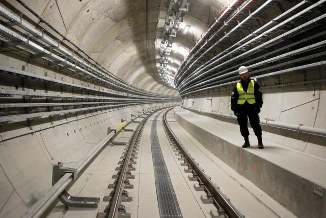 Tunel drugiej linii warszawskiego metra