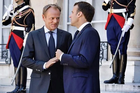 Donald Tusk spotkał się z Emmanuelem Macronem przed nachodzącym szczytem Rady Europejskiej.