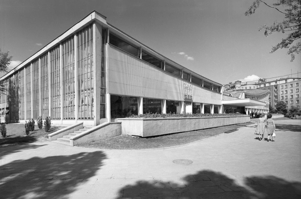 Supersam przy ulicy Puławskiej, 1962.