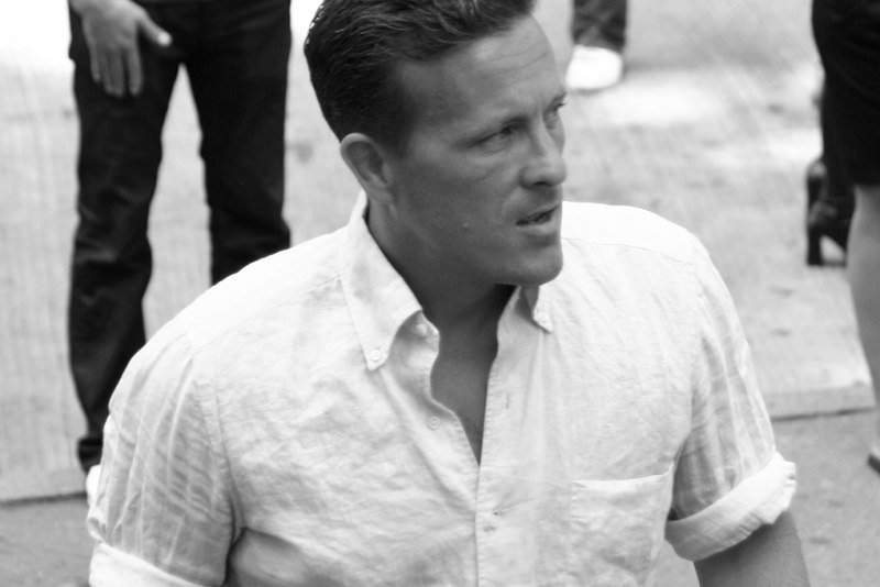 Scott Schuman podczas Mercedez-Benz Fashion Week w NY, wrzesień 2007 r