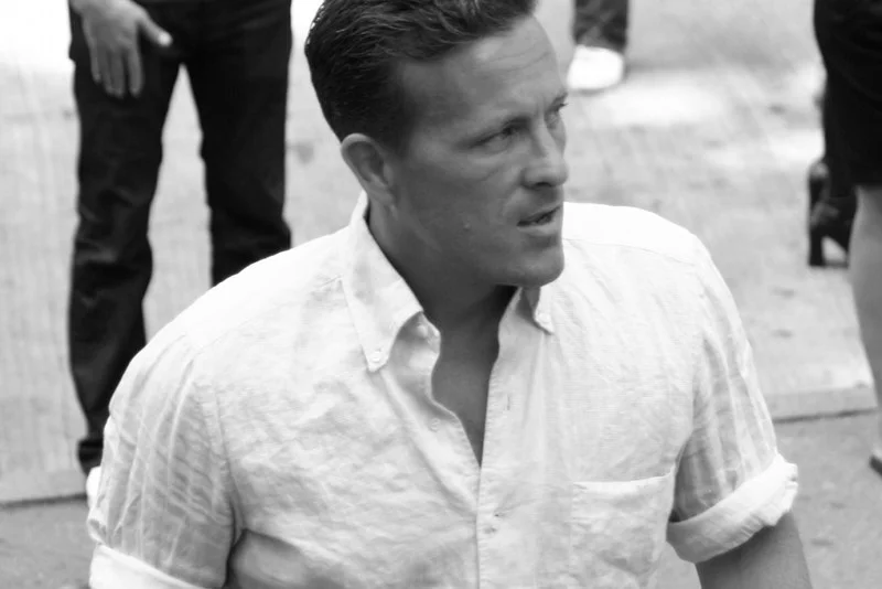 Scott Schuman podczas Mercedez-Benz Fashion Week w NY, wrzesień 2007 r