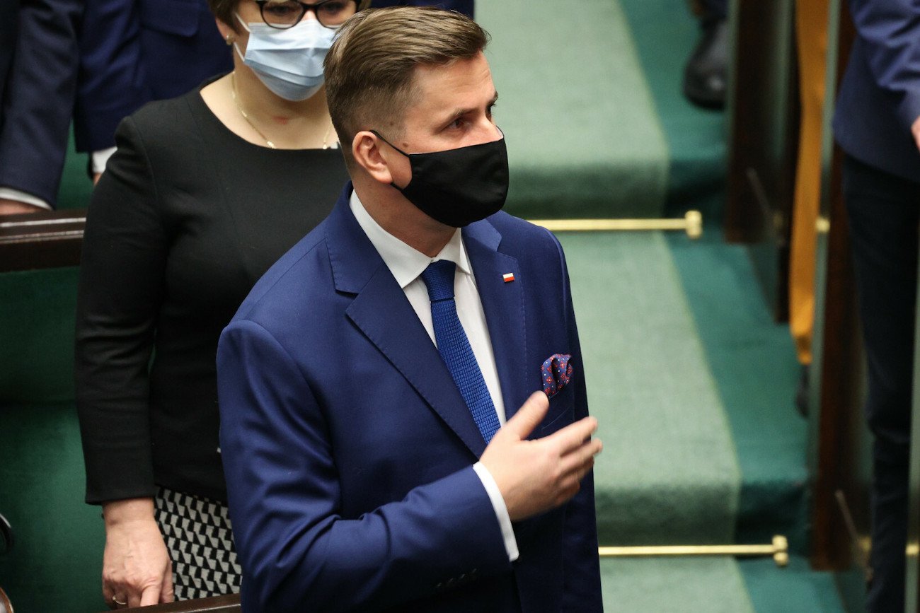 Wiceminister rolnictwa Rafał Romanowski objął mandat poselski po Łukaszu Szumowskim.