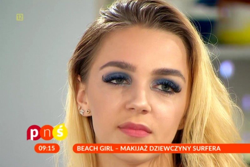 Makijaż w "stylu dziewczyny surfera" w "Pytaniu na śniadanie'