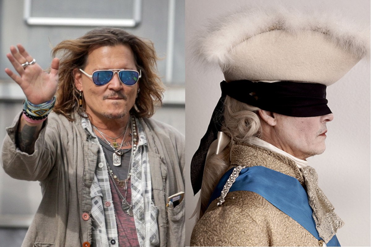 Johnny Depp jako Ludwik XV