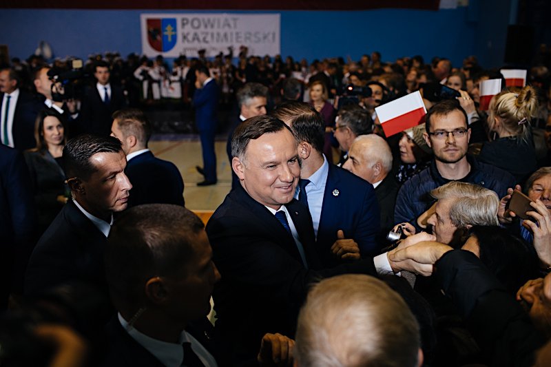 Andrzej Duda jako prezydent był w każdym polskim powiecie.