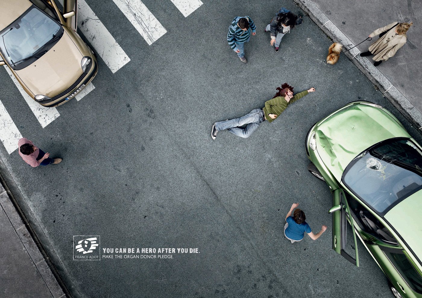 You can be a hero after you die/ Możesz być bohaterem po śmierci.