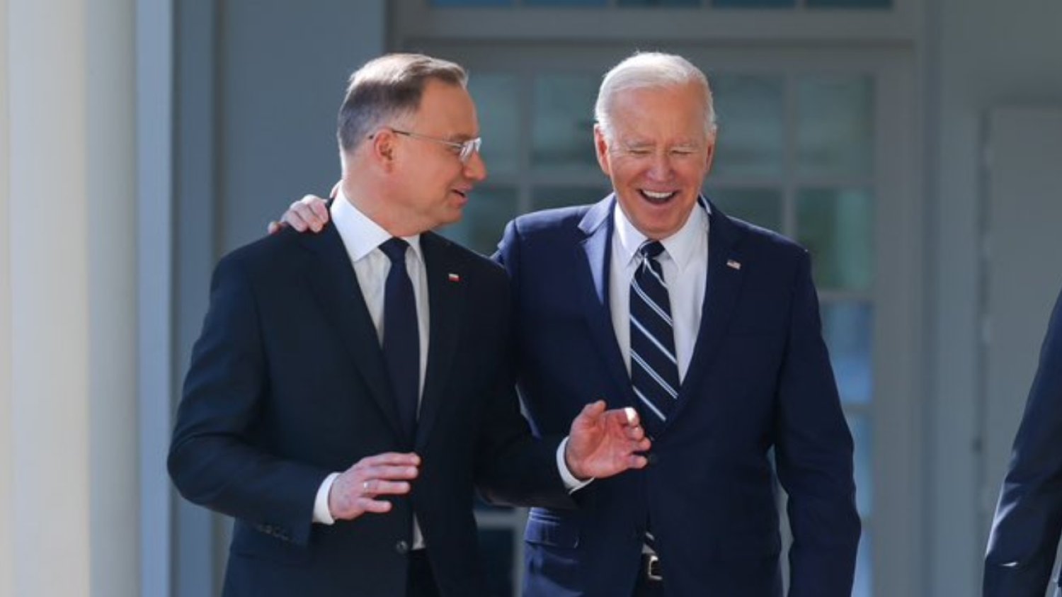 Duda w USA. Prezydent ujawnił, o czym rozmawiał z Bidenem i Tuskiem.