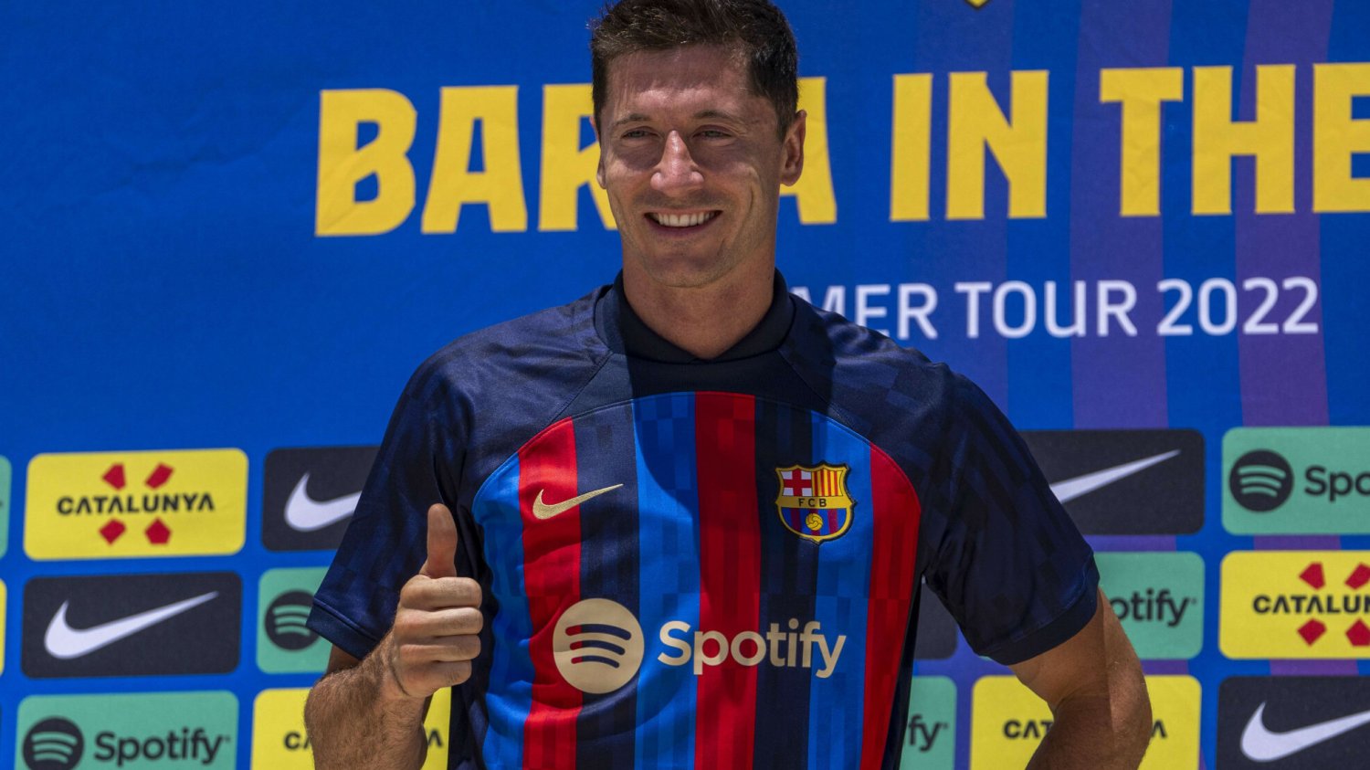 Robert Lewandowski już w piątek 5 sierpnia zostanie oficjalnie zaprezentowany na Spotify Camp Nou.