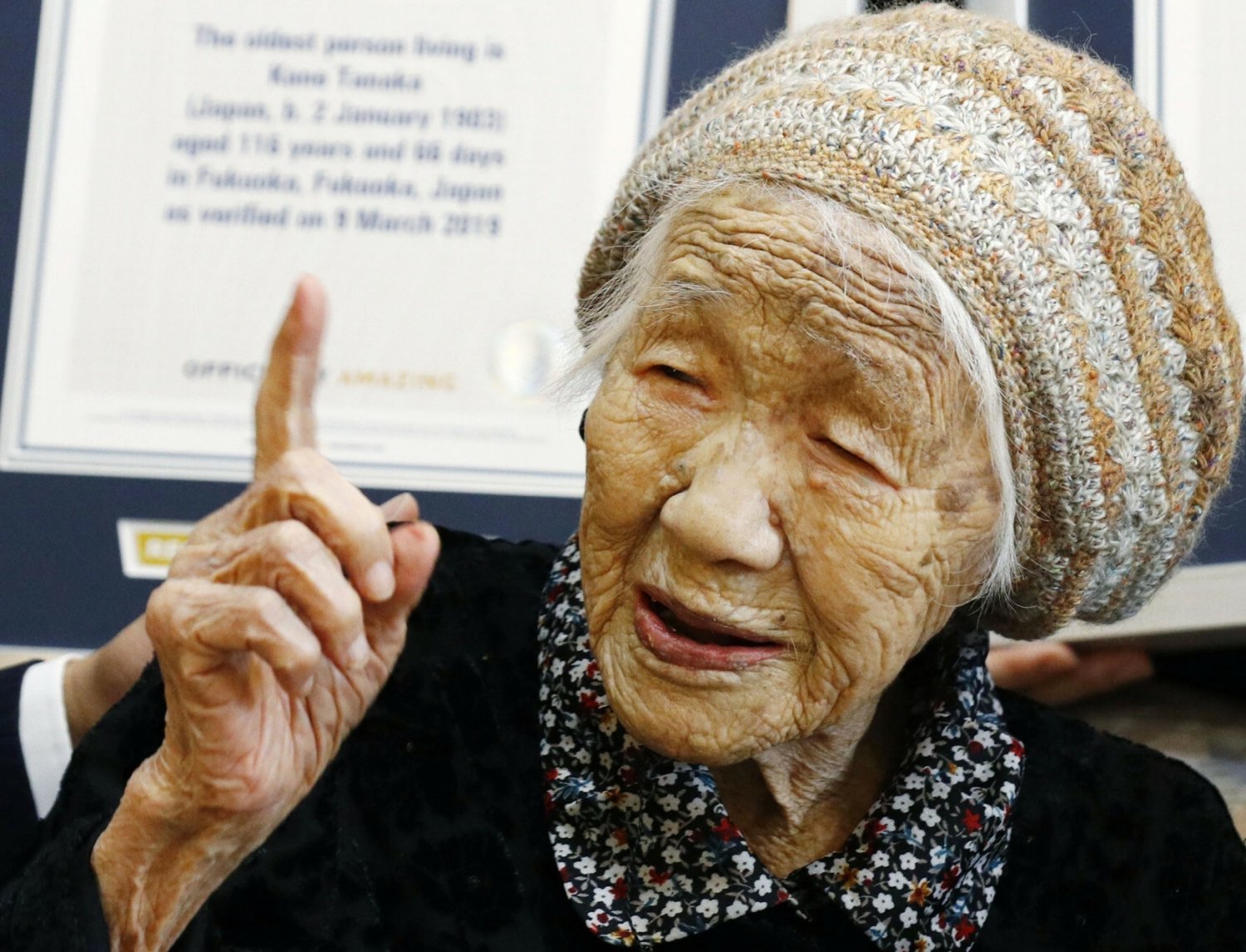 W wielu 119 lat zmarła Japonka Tanaka Kane: najstarsza osoba na świecie.