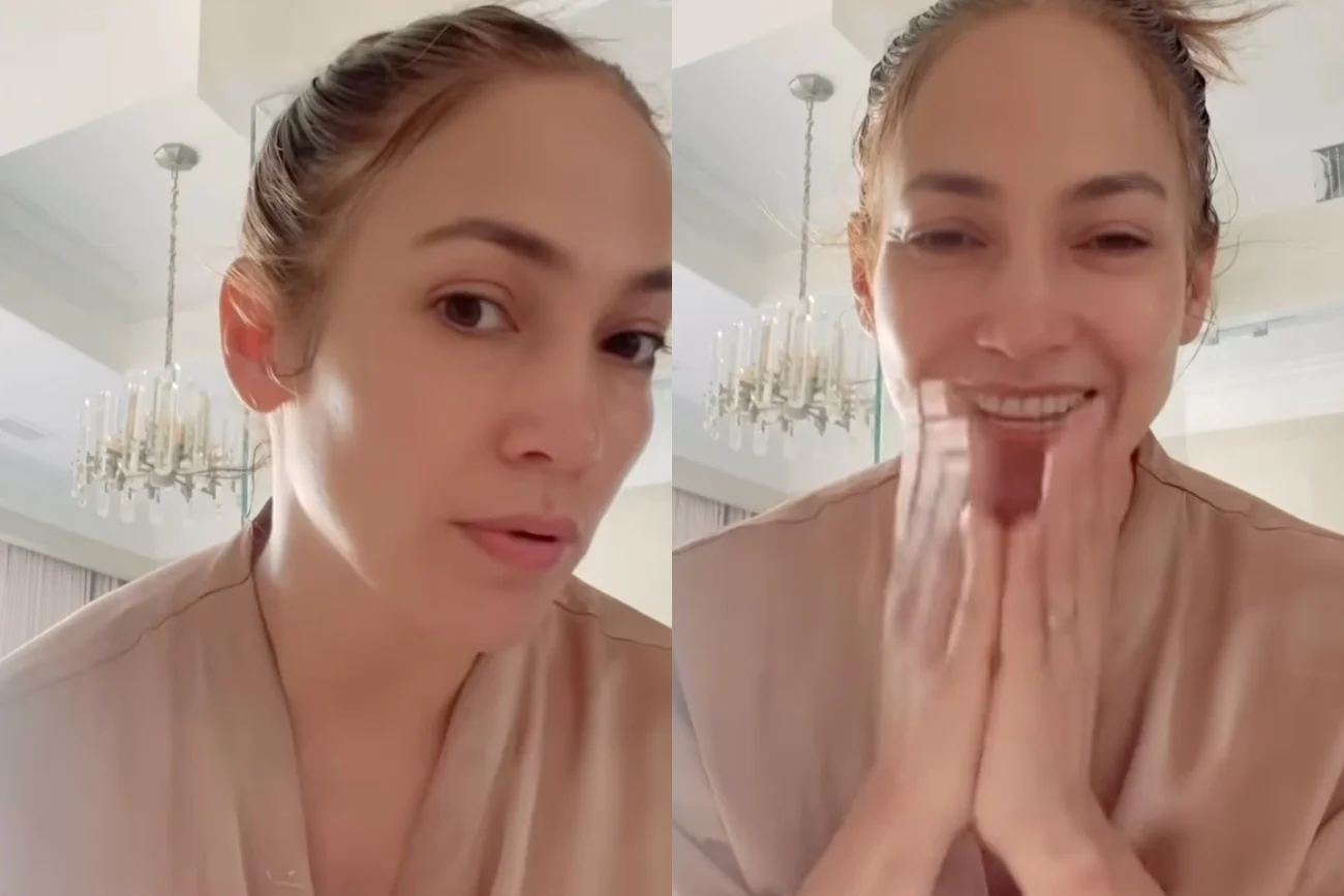 Jennifer Lopez zapozowała bez makijażu. Niedawno skończyła 54 lata [WIDEO]