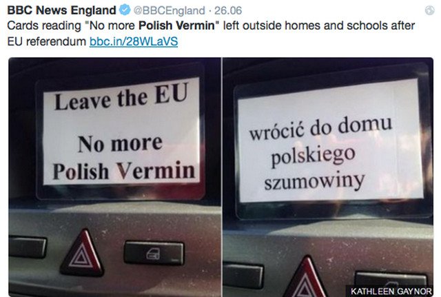 W Wielkiej Brytanii miała miejsce seria antypolskich wystąpień. Brytyjski poseł z polskimi korzeniami zdecydowanie je potępił.