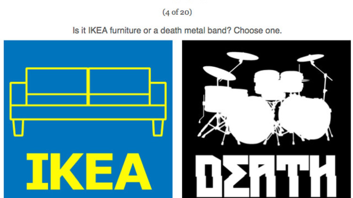Nazwa krzesła z IKEI czy black metalowej kapeli?