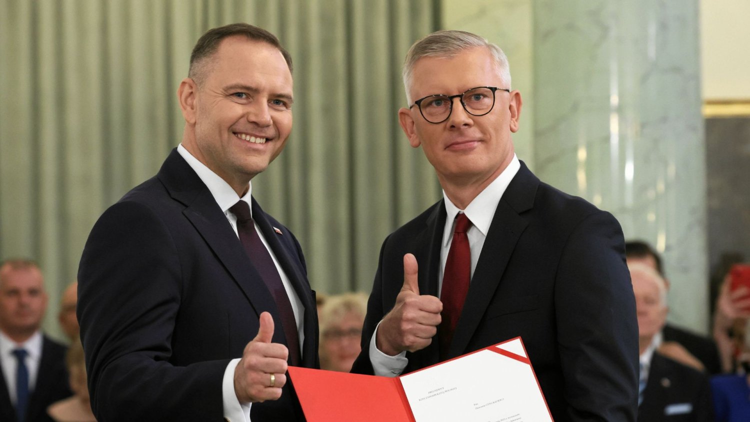 Karol Nawrocki i Sławomir Cenckiewicz