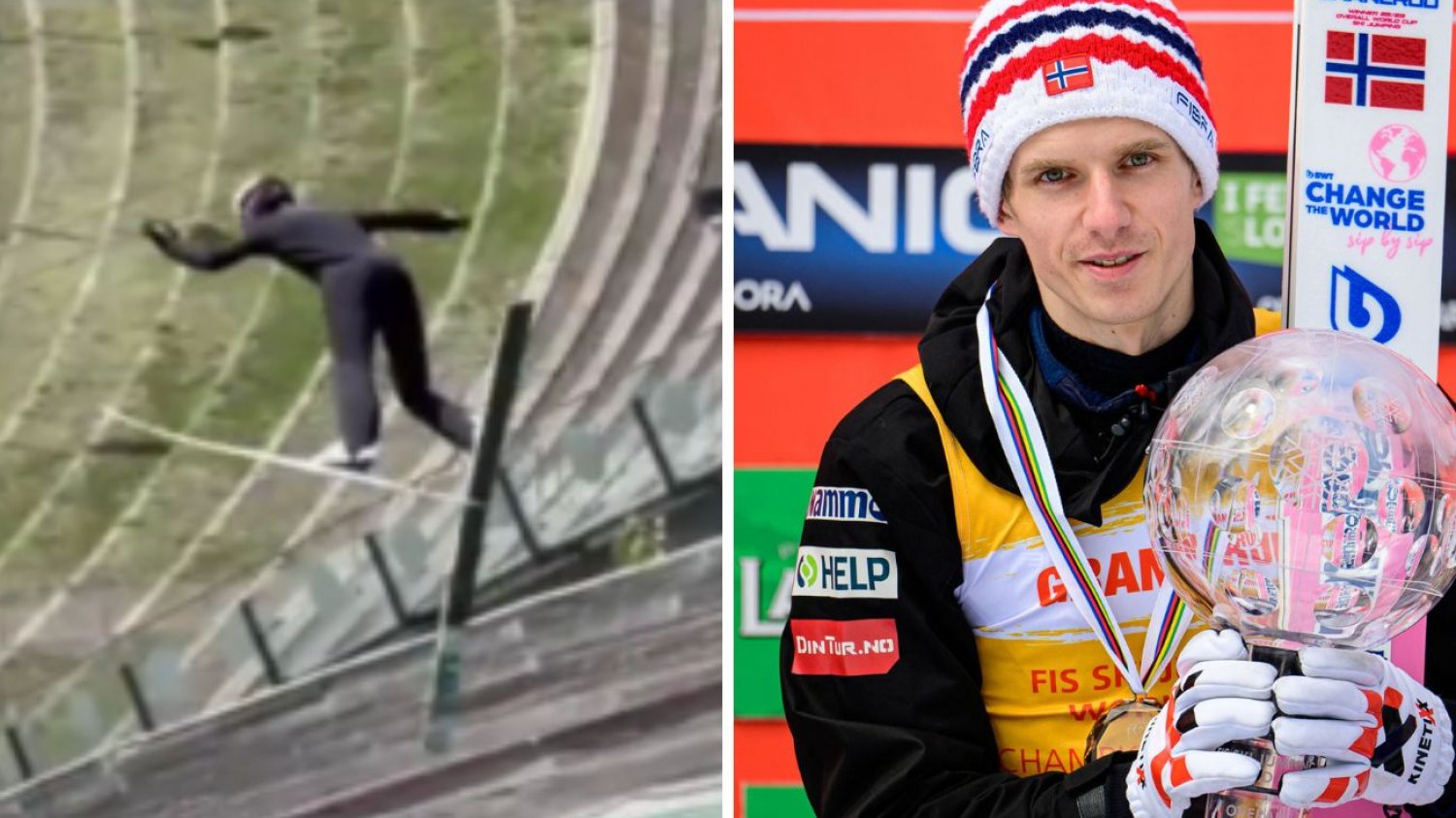 Halvor Egner Graneud miał wypadek na skoczni w Lillehammer