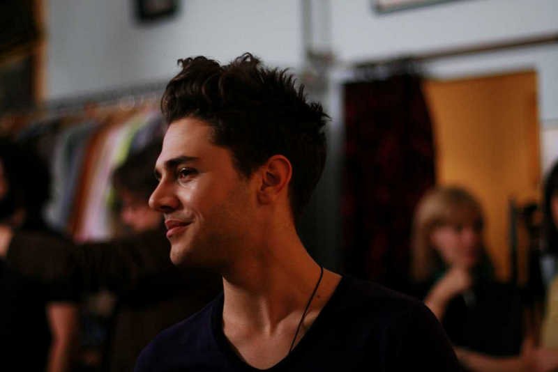 Xavier Dolan na planie "Wyśnionych miłości"