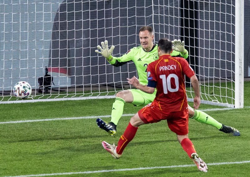 Goran Pandev w ten sposób otworzył wynik meczu z Niemcami