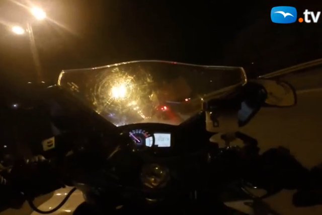 Kadr z opublikowanego w internecie nagrania