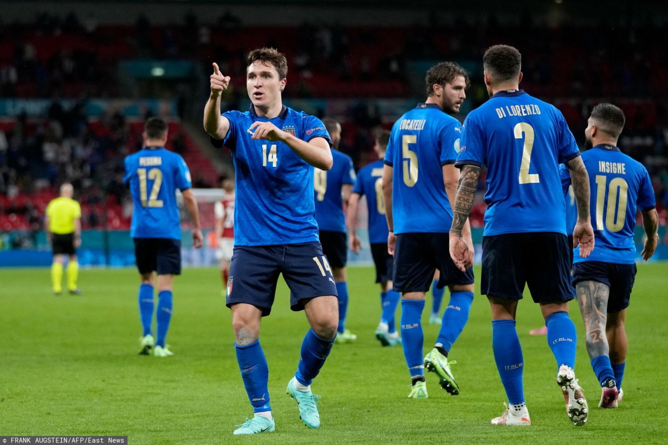Federico Chiesa i jego koledzy mają powody do radości, zagrają w finale Euro 2020