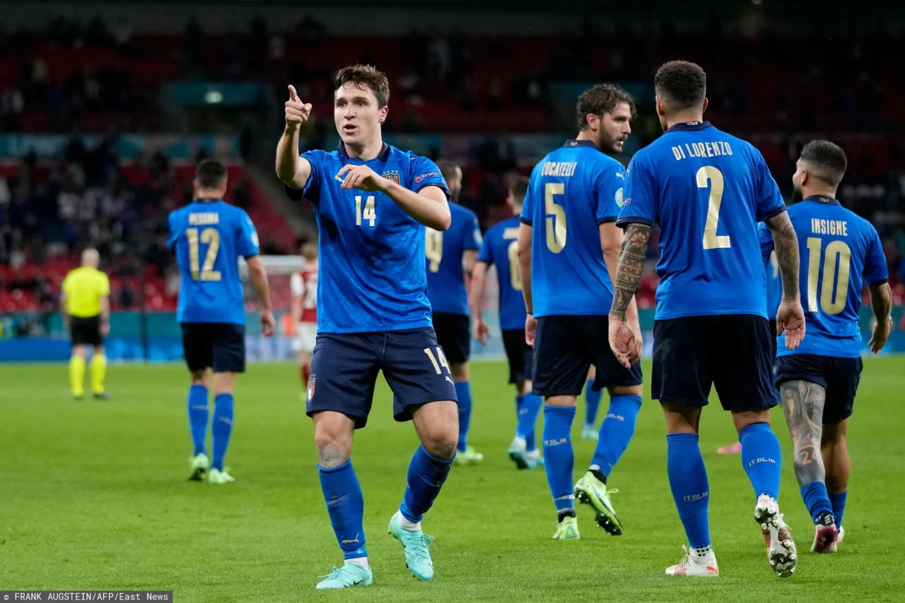 Federico Chiesa i jego koledzy mają powody do radości, zagrają w finale Euro 2020