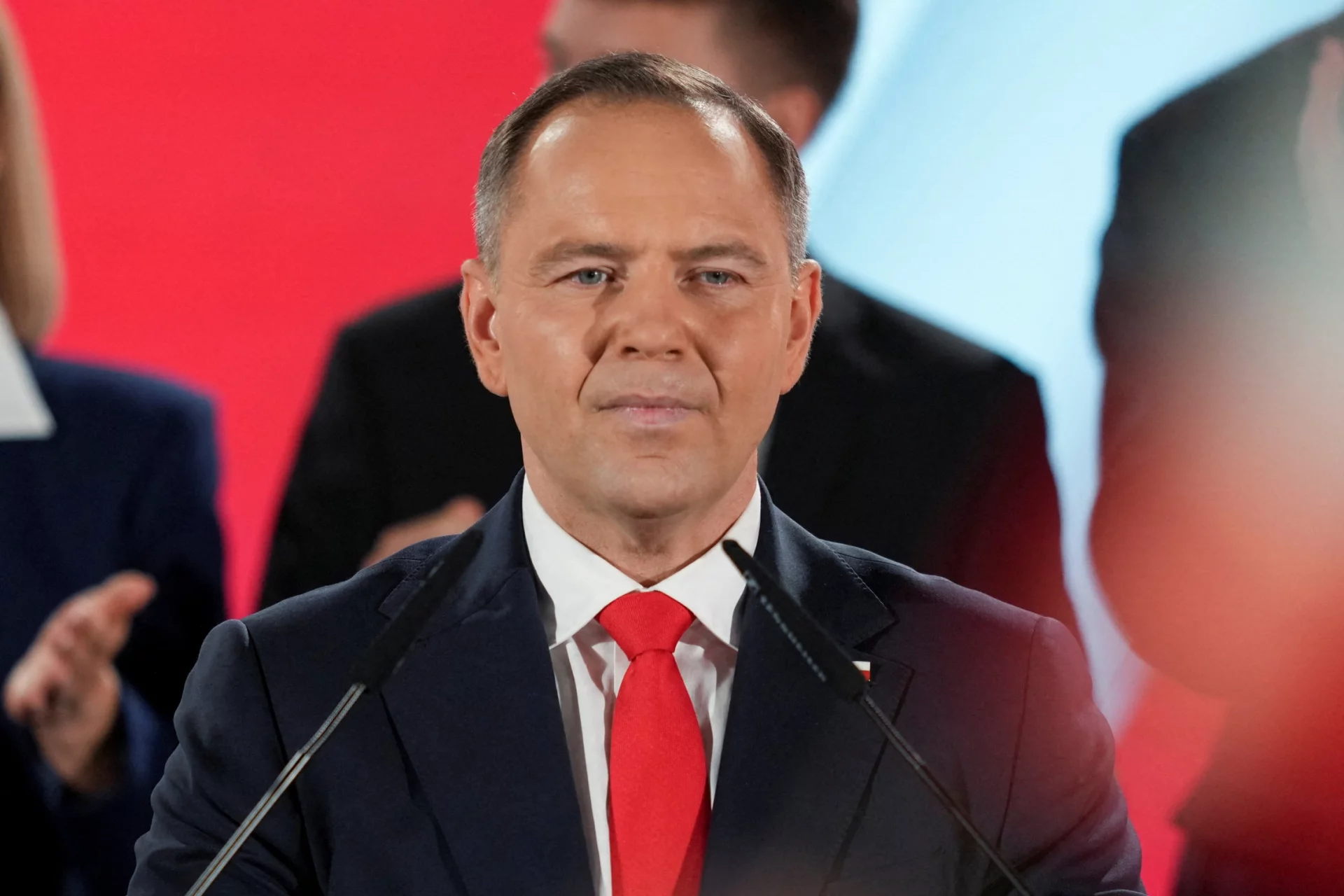 Zarzuty dla ochroniarza Kaczyńskiego i Nawrockiego Karol Nawrocki