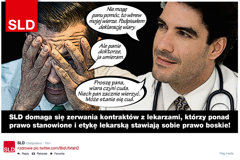 Klauzula sumienia obśmiana przez internautów.